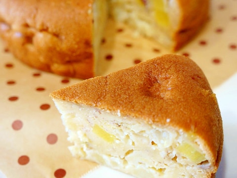 炊飯器で簡単!フルーツたくさんケーキ